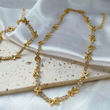 Gold Kiss Necklace | Gemma Owen Inspired