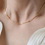 Beaded snake chain