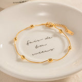 Beaded bracelet/anklet