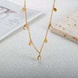 Dangle Teardrop Necklace