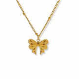 Bow necklace