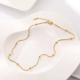 Beaded snake chain