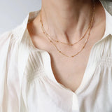 Beaded snake chain