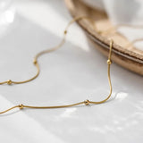 Beaded snake chain