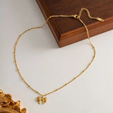 Bow necklace