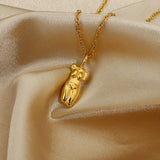 Silhouette necklace