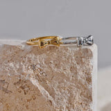 Gold Bow ring