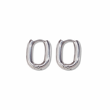 Silver rounded Huggies