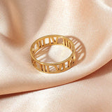 Roman Numerals Ring