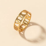 Roman Numerals Ring