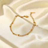 Heidi Double Beaded Bracelet